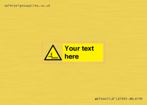 Custom Warning shallow water